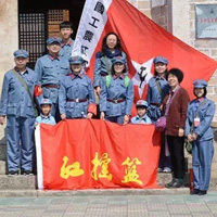 河北唐山媒体和红色旅游考察团,在红摇篮的陪同下进行了两天的红色采风之旅！